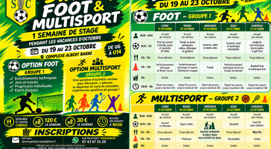 Stage Octobre 2026